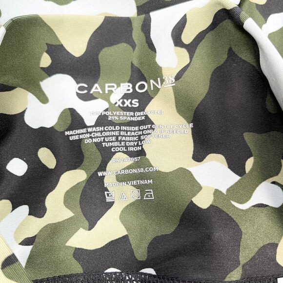 Carbon38 Camouflage 7/8 Leggings Womens XXSmall Activewear Gym Yoga Athlesiure - Picture 6 of 8